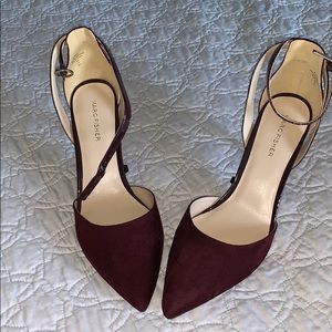 Marc Fisher Strappy Buckle Ankle Closed Pumps